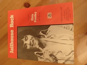 ELVIS - JAILHOUSE ROCK - EARLY SHEET MUSIC - MINT - LOOK - Imagen 1 de 6