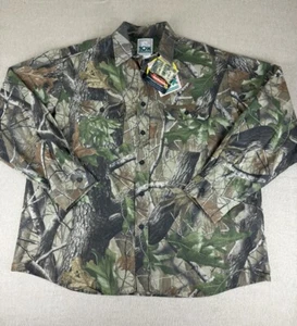 NWT Realtree Hardwoods 10X Camo Men's XL Shirt Hunting Y2K 2001 - Picture 1 of 7
