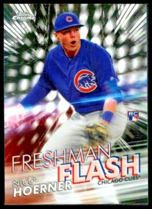 2020 TOPPS CHROME FRESHMAN FLASH #FF10 NICO HOERNER ROOKIE CARD CHICAGO CUBS/RC - Picture 1 of 2