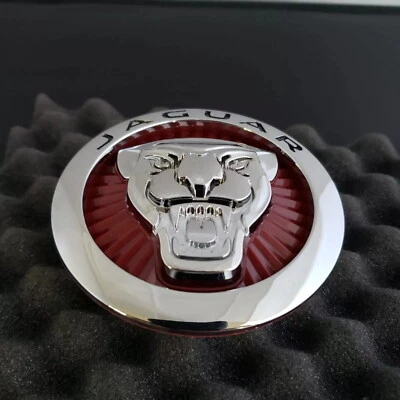 Front Grille Emblem Badge JAGUAR Moldes F-Pace XE XF XJ Sliver Growler 86mm - Изображение 1 из 4