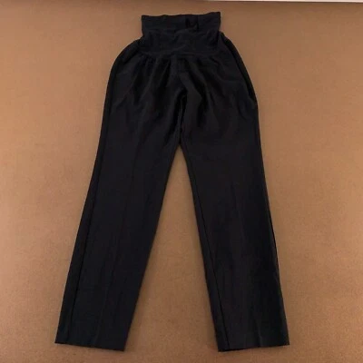 Motherhood Maternity Women's Size XL Black Pull On Over Bump Ankle Pants New - Image 1 of 4