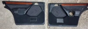 Mercedes W124 T Türverkleidungen hinten rechts links Stoff schwarz Mopf 2 Lautsp - Picture 1 of 17