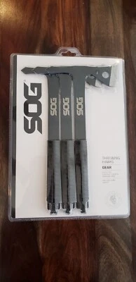 Paquete de 3 fundas de nailon SOG Throwing Hawks - TH1001-CP Foto 1 de 2