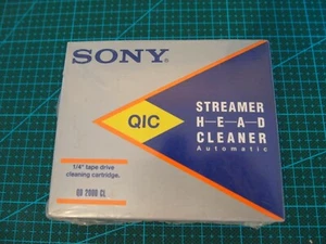 SEALED! Sony QD2000CL .25 QIC Head Cleaning 1/4" Tape Streamer Cartridge - Zdjęcie 1 z 1