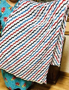Negro Lehariya India Algodón Dupatta Envolvente Bufanda Estola Chunri Chal Flecos Hiyab - Imagen 1 de 8