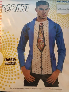 Pop Art Kostüm Oberteil Karnevalskostüm Karneval Einheitsgröße - Bild 1 von 1