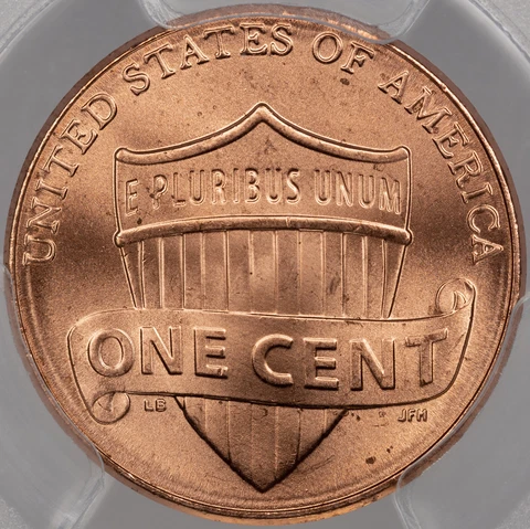2015-D LINCOLN SHIELD 1 CENT PCGS SAMPLE SLAB BEAUTIFUL SELECT COIN (MR) Cover