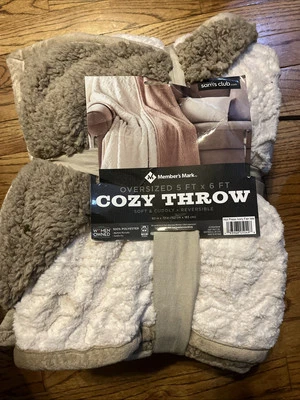 Member's Mark Acogedor Tiro Reversible 60" x 72"" - Nuevo Sellado Acogedor Foto 1 de 4