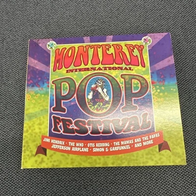 Monterey International Pop Festival 1967 2 CD Set Psychedelic Live Concert Foto 1 de 2