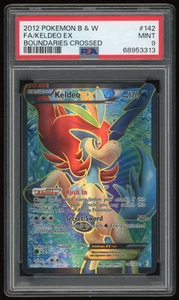 2012 POKEMON B & W BOUNDARIES CROSSED 142/149 KELDEO EX PSA 9 ***LOW POP 93*** - Picture 1 of 2