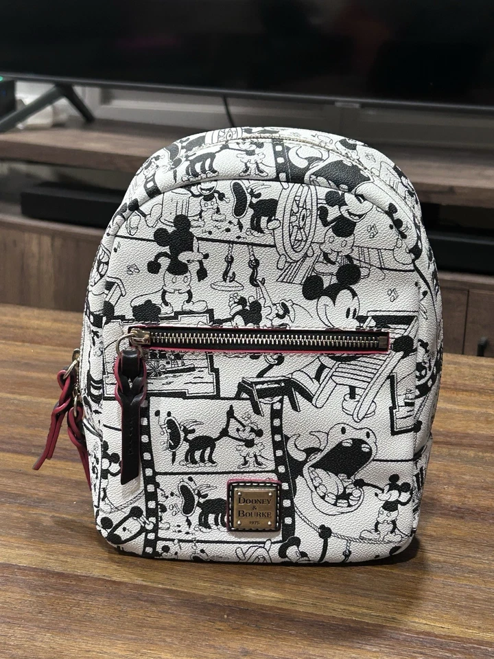 Disney Dooney and Bourke Mickey Mouse in Steamboat Willie Backpack Used - Image 1 of 4