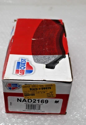 Pastillas de freno traseras de cerámica Carquest Standard NAD2169 - RAM 1500 19-25 Foto 1 de 2