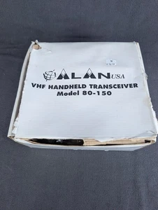 Alan VHF Handheld Transceiver Model: 80-150 No Battery Untested - Picture 1 of 7