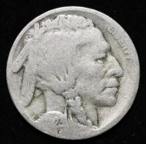 1923 S Buffalo Nickel 5C Five Cent Circulated San Francisco - Picture 1 of 2
