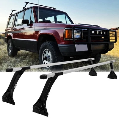For Isuzu Trooper 63" Adjustable Roof Ladder Rack Cross Bars Cargo Carrier Kayak - Imagem 1 de 4