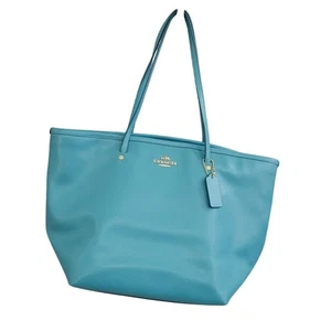 Bolso de Hombro Coach Street con Cremallera Cuero Granulado para Mujer Bolso de Mano Cartera Grande - Imagen 1 de 11