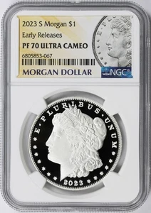 2023-S Proof $1 Morgan Dollar NGC PF70 Ultra Cameo Early Releases - Picture 1 of 4
