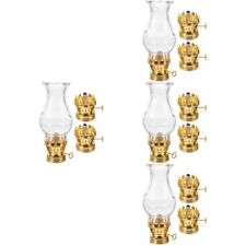  4 Sets Kerosene Lamp Accessories Glass Light Shade Homedecor Oil