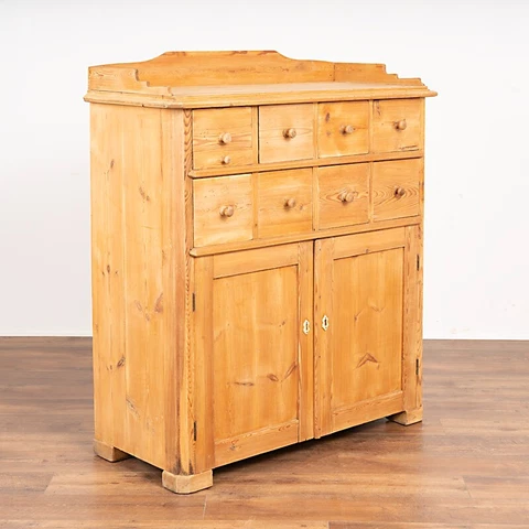 Antique Pine Apothecary Cabinet Sideboard Small Buffet from Sweden Cover