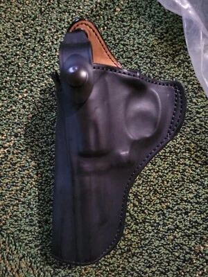 Funda DeSantis S&W marco en L en cuero de 4" Safety Star Duty mano izquierda 015PD14z0 Foto 1 de 3