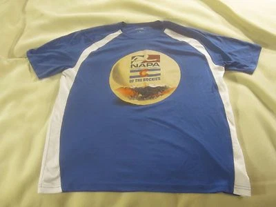 Camiseta deportiva Tek NAPA of the Rockies # 27 azul talla extra grande 1185 Foto 1 de 4