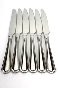 6 Mikasa Virtuoso Glossy 18/10 Dinner Knives 9 1/2” New - Picture 1 of 1