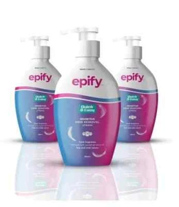 Epify 3 Pack Depilatory Cream - Painless & Permanent for Men and Women - Picture 1 of 9