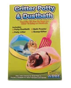Critter Ware Small Animal Hamster Gerbil Mice Critter Potty Litter Dustbath - Picture 1 of 4