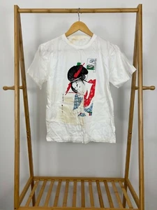 VTG 80s Geisha Japan Souvenir Nike Inspired Single Stitch T-Shirt Size M - Picture 1 of 8