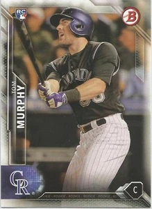 Tarjeta de novato Tom Murphy Colorado Rockies 2016 Bowman - Imagen 1 de 2