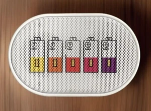 Concertino Luna Bluetooth Speaker 803193 Rare Battery Design - Tested & Working - Picture 1 of 4