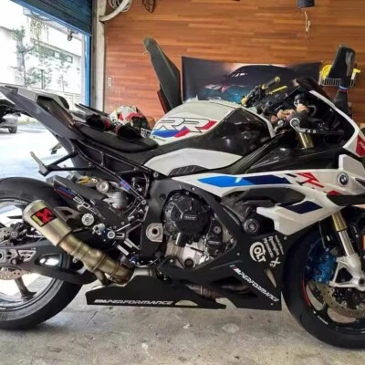 Naked Exhaust Cat Cover Belly Pan Fit For BMW M1000RR S1000RR 2023  - 2025 - Image 1 of 4