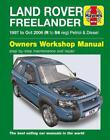Land Rover Freelander 97-06 by Haynes Publishing (English) Paperback Book