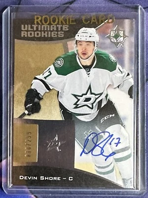15-16 2015-16 ULTIMATE COLLECTION DEVIN SHORE ROOKIE AUTO /299 81 DALLAS STARS - Image 1 of 2