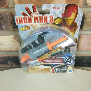 NERF IRON MAN 3-IRON FLYERS WAR MACHINE-BLACK COSTUME-LAUNCHES UP TO 15 FEET - Picture 1 of 7
