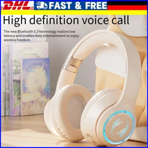 Over Ear Kopfhörer Bluetooth Wireless Headset Kabellos Geräuschisolation Stereo - Bild 1 von 19