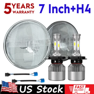 Faros LED redondos de 7 pulgadas para Chevrolet G10 G20 G30 1975 1976 1977 1978-1987 Foto 1 de 4