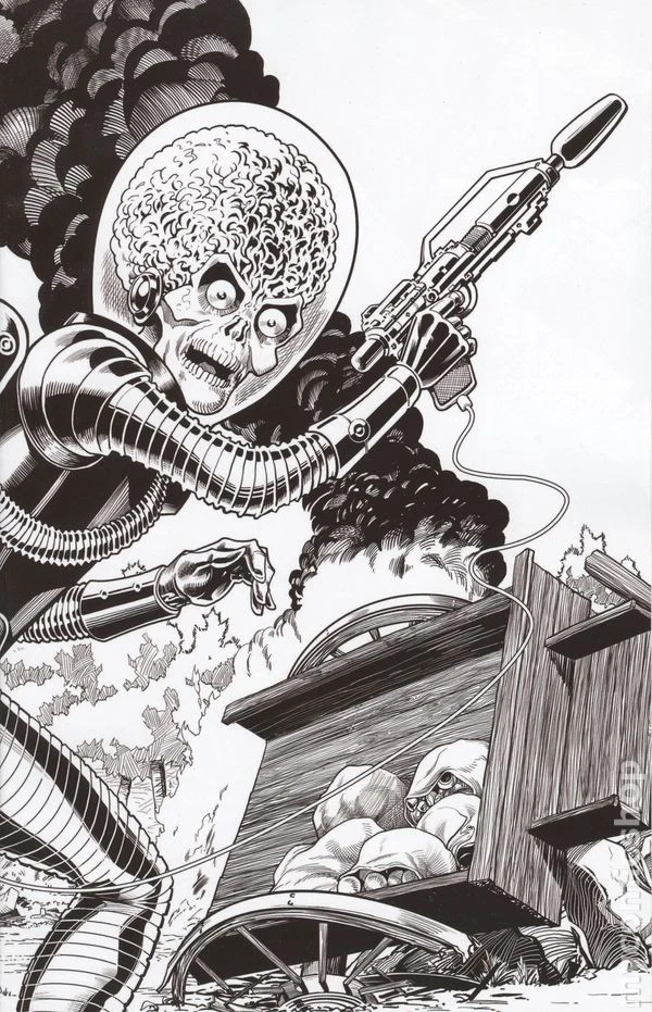 Mars Attacks Red Sonja 1H Kitson B&W Homage 1:25 Variant FN+ 6.5 2020 - Image 1 of 1