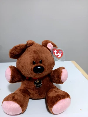 Ty Original Beanie Buddy Pooky the Teddy Bear 9” Plush Toy 2004 MWMT - Image 1 of 2