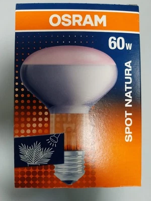 Lampada Concentra Spot R80 NATURA 60w E27 Osram diametro 80 mm - Immagine 1 di 4