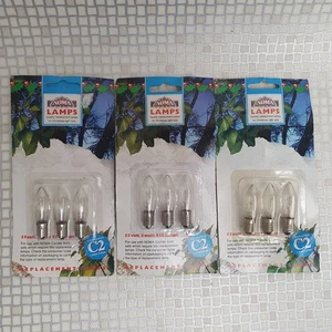9x Noma Replacement Lamps C2 Screw In Cone E10 3w Christmas Arch Vintage - Picture 1 of 2
