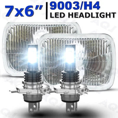 5x7 7x6 Hi/Lo Beam LED Headlights for For Toyota MR2 1985-1995 Corolla 1981-1992 - Image 1 of 4