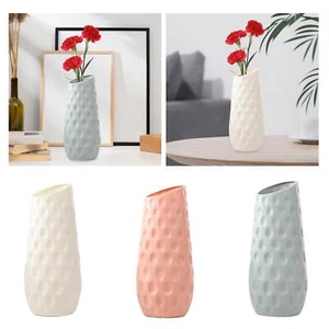 Flower Vase Floral Arrangement Slanted Mouth Design Desktop Dry Flowers Bud Vase - Picture 1 of 21