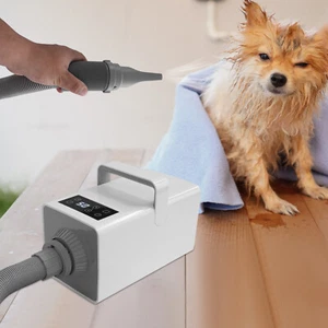 Asciugacapelli per Cani Blower Asciugacapelli per Cani Pet Dryer Asciugacapelli per Animali Domestici 230V - Foto 1 di 12