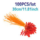 100x/Lot 11.81in Copper Remote Firework Firing System Connect Wire Orange Line