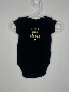 Children’s Place Little Miss Diva One Piece Bodysuit Baby Girls Size 0-3 Months - Picture 1 of 4
