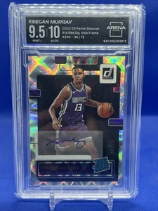 2022 Panini Donruss Rated Rookie Signatures Keegan Murray #204 Holo Frame /75  - Picture 1 of 2