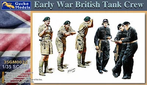 Gecko 1/35 Early War British Tank Crew - Picture 1 of 1