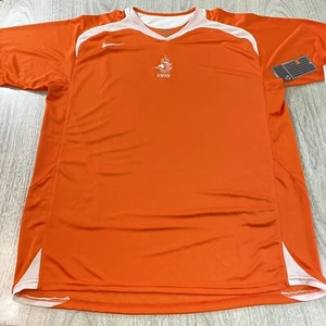 Vintage 2004 Nike Netherlands Home Soccer Jersey Orange XL NEW w/ Tags NOS - Picture 1 of 5