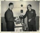 1973 Press Photo Released POWs relax and enjoy American coffee at Keesler AFB